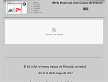 Tablet Screenshot of bmwmotorradclub.com